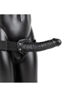 Vibrerende Holle Strap-On zonder Ballen - 24,5 cm