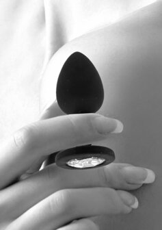 Silicone Butt Plug met Verwijderbaar Sieraad