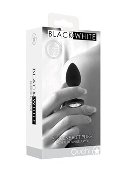 Silicone Butt Plug met Verwijderbaar Sieraad