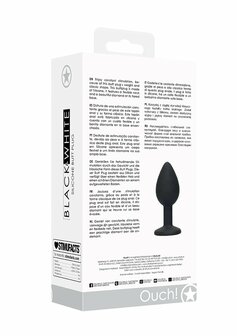 Silicone Butt Plug met Verwijderbaar Sieraad