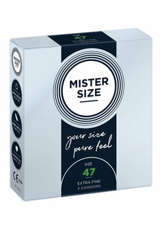 Pure Feel - Kondooms 47 mm - 3 pack