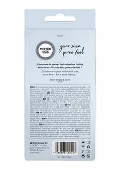 Pure Feel - Kondooms 47 mm - 10 pack
