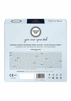 Pure Feel - Kondooms 60 mm - 36 pack