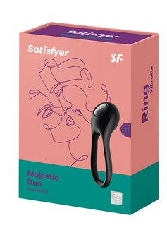 Majestic Duo - Double Strap Vibrating Cockring