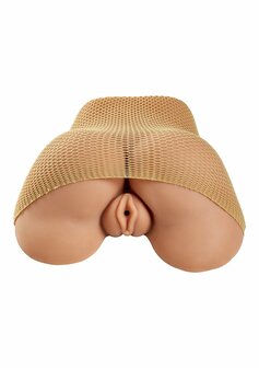 Realistische Kont &amp; Vagina Lichaamsvorm met Bodystocking