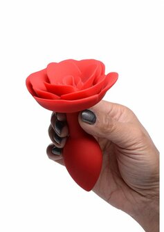Booty Bloom - Siliconen Roos Anaal Plug - Medium