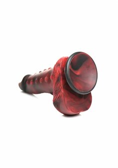 Lava Demon - Dikke Siliconen Dildo Met Noppen
