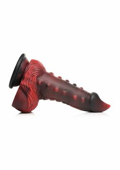 Lava Demon - Dikke Siliconen Dildo Met Noppen