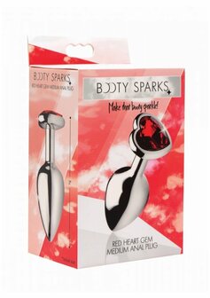 Red Heart Gem - Butt Plug - Medium