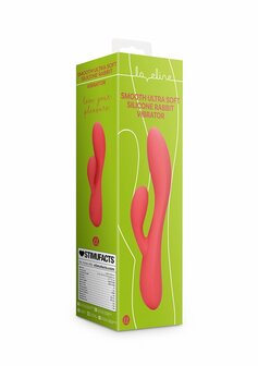 Smooth Ultra Soft Silicone Rabbit Vibrator - Astro Dust