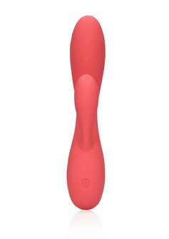 Smooth Ultra Soft Silicone Rabbit Vibrator - Astro Dust