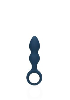Teardrop Shaped Anal Plug - Small - Baltic Blue