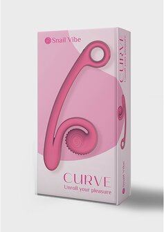 Snail Vibe - Curve Vibrator - Pink