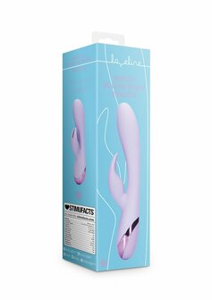 Smooth Silicone Rabbit Vibrator - Digital Lavender