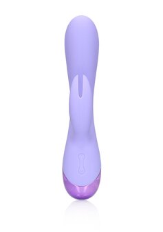 Smooth Silicone Rabbit Vibrator - Digital Lavender