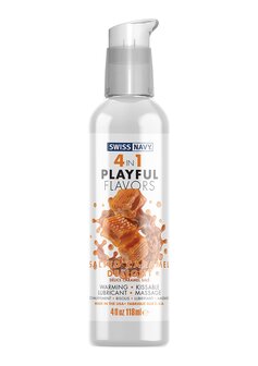 4 In 1 Glijmiddel met Gezouten Caramel Delight Smaak - 118 ml