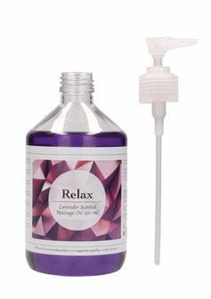 Relax - Massage Olie Lavendel - 500 ml