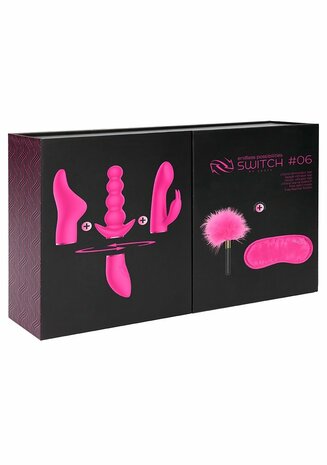 Pleasure Kit #6 - Vibrator met Verschillende Opzet Stukken