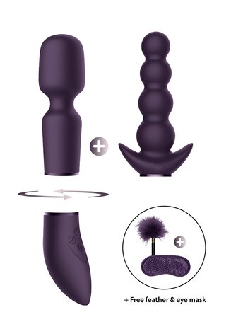 Pleasure Kit #3 - Vibrator met Verschillende Opzet Stukken