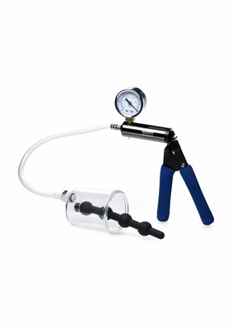 Rosebud Cylinder Anal Pump with Silicone Anal Beads