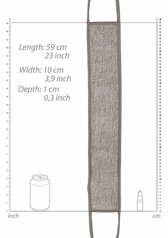 Groot-Rugband Washandje