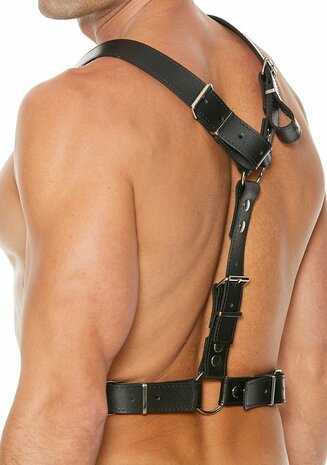 Twisted Bit Leren Harnas One Size