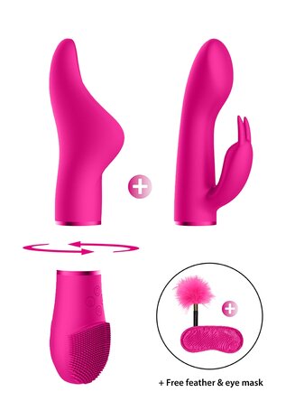 Pleasure Kit #1 - Vibrator met Verschillende Opzet Stukken