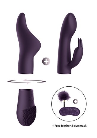Pleasure Kit #1 - Vibrator met Verschillende Opzet Stukken