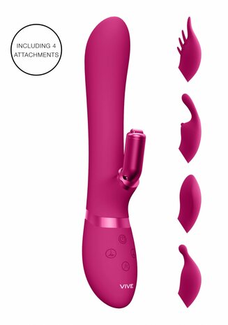 Chou - Luxe Vibrator met Verwisselbare Clitoris Sleeves