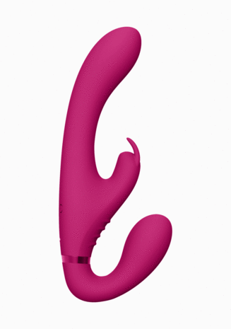 Suki - Luxe Strapless Strap On Vibrator