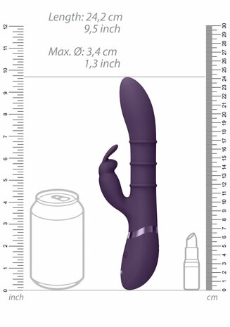 Stimulating Rings, Vibrating G-Spot Rabbit - Purple
