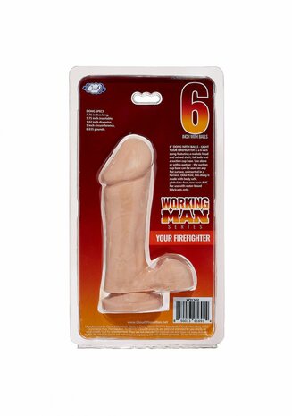 Working Man - Jouw Brandweerman Dildo - 15 cm