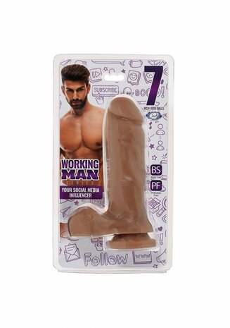 Working Man - Jouw Influencer Dildo - 18 cm