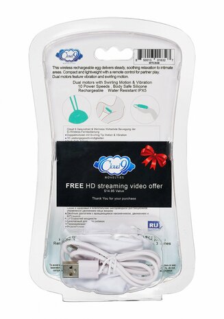 Wireless Remote Control Egg + Swirling Motion