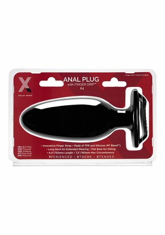 Finger Grip Plug #4L - Butt Plug met Vinger Grip