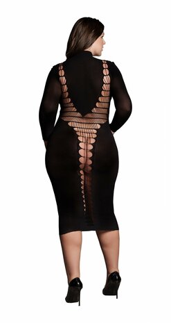 Carme XI - Jurk met Col - Plus Size Queen Size