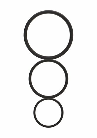 Platte Cockring Set