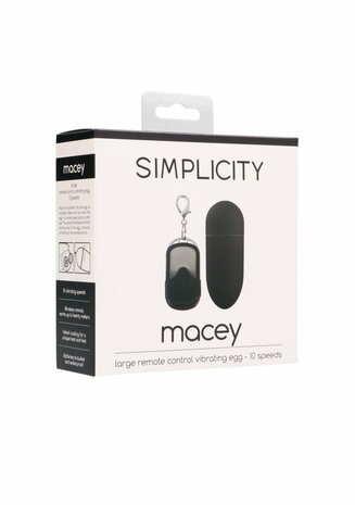 Macey - Vibrerend Eitje met Afstandsbediening