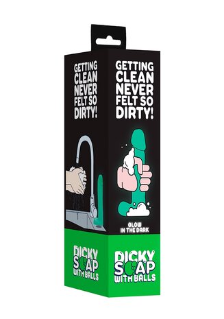 Glow in the Dark Penis Zeep met ballen