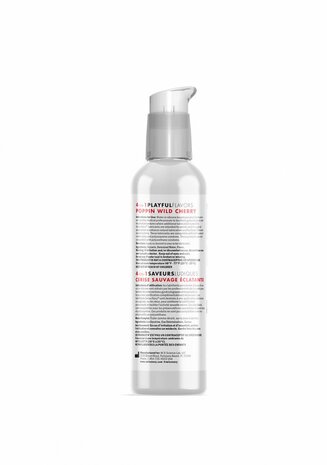 4 In 1 Glijmiddel met Poppin Wild Cherry Smaak - 118 ml