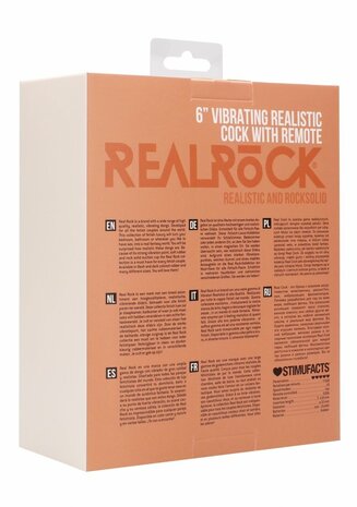 Vibrerende Realistische Lul met Scrotum - 15 cm