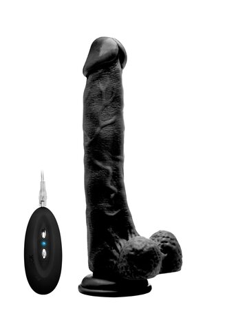Vibrerende Realistische Lul met Scrotum - 25 cm