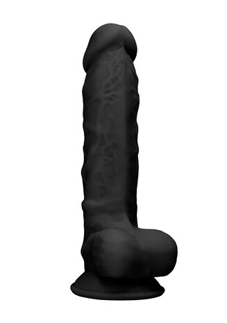 Siliconen Dildo met Ballen - 18 cm