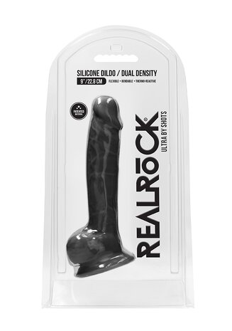 Siliconen Dildo met Ballen - 23 cm