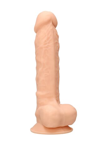 Siliconen Dildo met Ballen - 23 cm