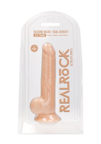 Siliconen Dildo met Ballen - 24 cm