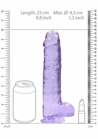 Realistische Dildo met Ballen - 23 cm