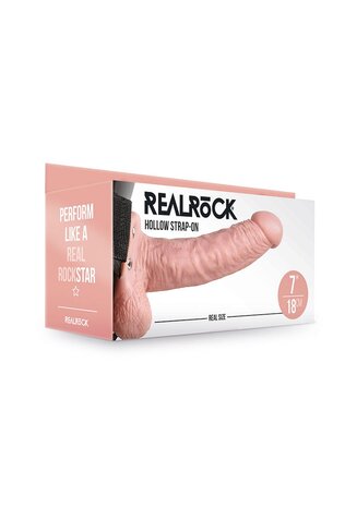 Holle Strap-On met Ballen - 18 cm
