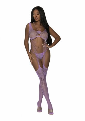 Seamless Body Stocking & G-Set One Size