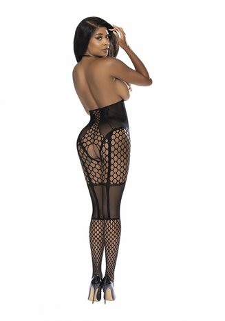 Cupless & Crotchless Catsuit One Size